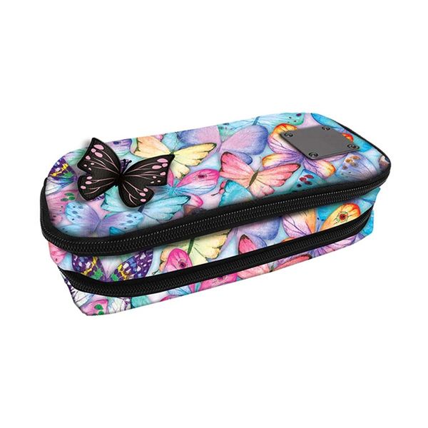 Graffiti Τετράγωνη Διπλή Butterfly Xscape 249341 Κασετίνα