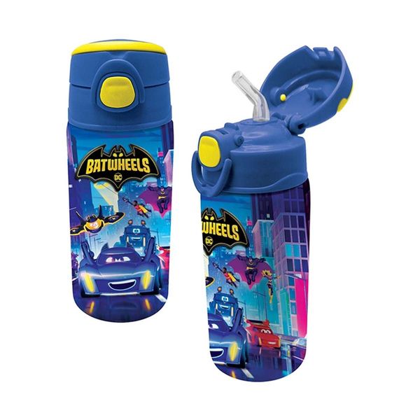 Graffiti Ανοξείδωτο με Καλαμάκι 500ml Batwheels 242411 Παγούρι