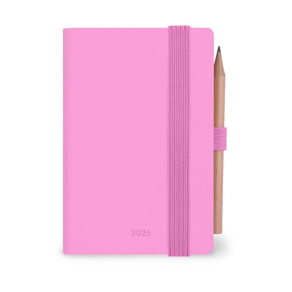 Legami Ημερολόγιο 2Μέρες/Σελίδα με Μολύβι 6.5x10cm 2025 Bubblegum