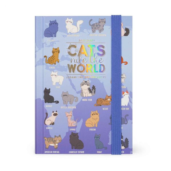 Legami Kitty 9.5 x 13.5cm 2025 Hμερήσιο Ημερολόγιο