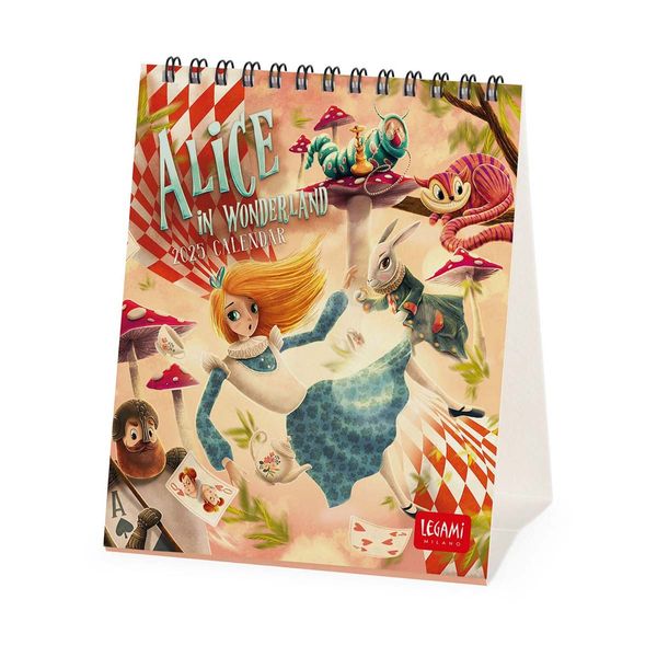 Legami Ημερολόγιο Επιτραπέζιο 2025 12x14.5cm Alice Inwonderland