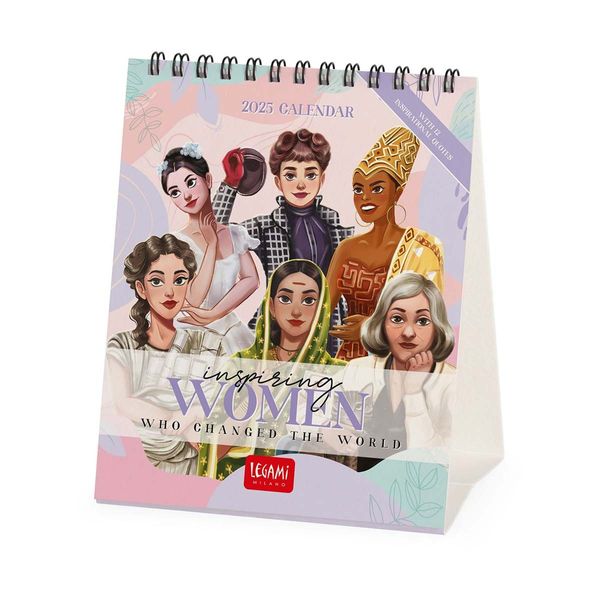 Legami Ημερολόγιο Επιτραπέζιο 2025 12x14.5cm Inspiring Women