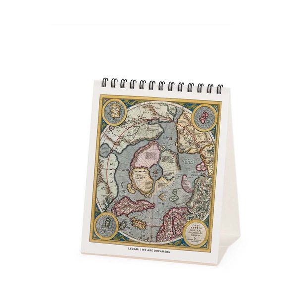 Legami Ημερολόγιο Επιτραπέζιο 2025 12x14.5cm Vintage Maps