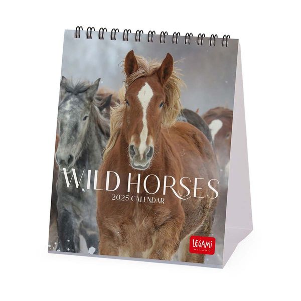Legami Ημερολόγιο Επιτραπέζιο 2025 12x14.5cm Wild Horses