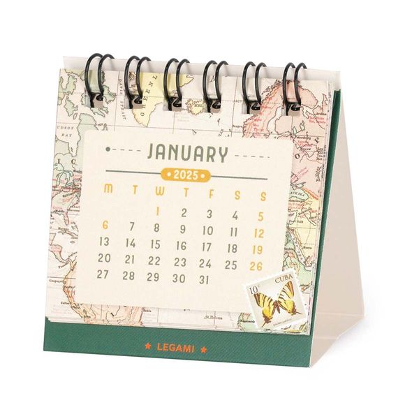 Legami Ημερολόγιο Επιτραπέζιο Mini 5.8x5.3cm 2025 Travel