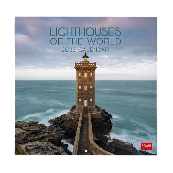 Legami Ημερολόγιο Τοίχου 2025 30x29cm Lighthouses Of The World