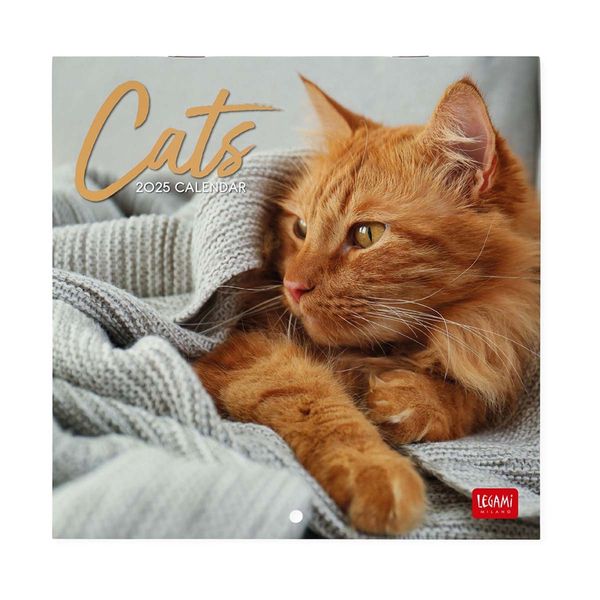Legami Ημερολόγιο Τοίχου 2025 18x18cm Cats