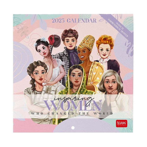 Legami Ημερολόγιο Τοίχου 2025 18x18cm Inspiring Women
