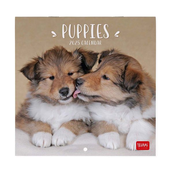 Legami Ημερολόγιο Τοίχου 2025 18x18cm Puppies