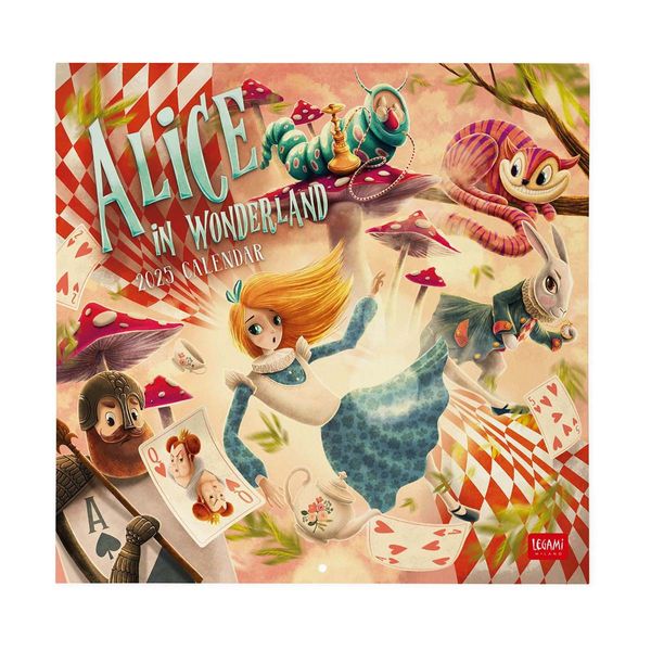 Legami Ημερολόγιο Τοίχου 2025 30x29cm Alice Inwonderland