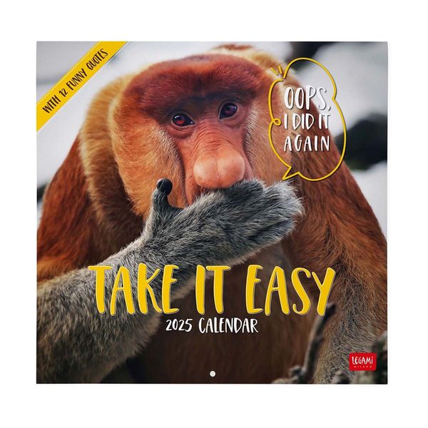 Legami Ημερολόγιο Τοίχου 2025 30x29cm Take It Easy