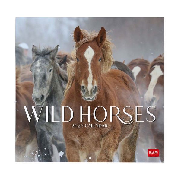 Legami Ημερολόγιο Τοίχου 2025 30x29cm Wild Horses
