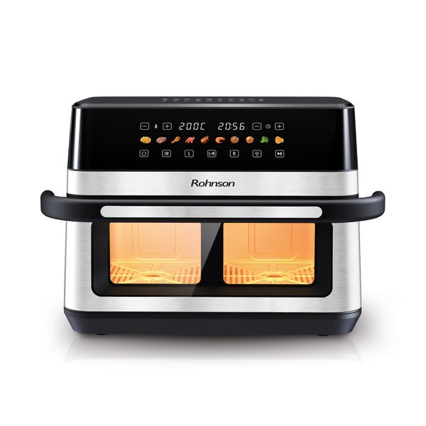 Rohnson R2872 Dual Φριτέζα Αέρα