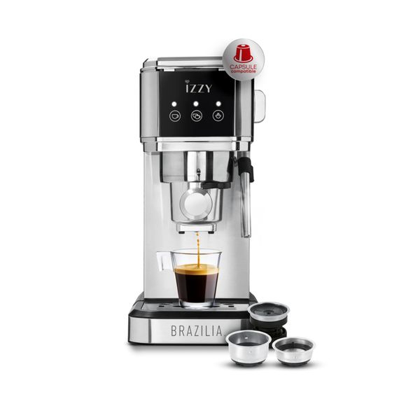 Izzy 3 σε 1 Brazilia IZ6015 Ημιαυτόματη Μηχανή Espresso