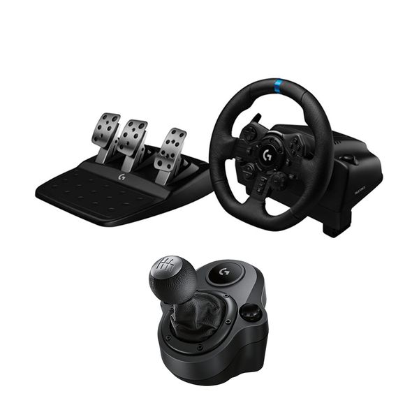 Logitech G923 PS5/PS4/PC Τιμονιέρα & G Driving Force Shifter Λεβιές