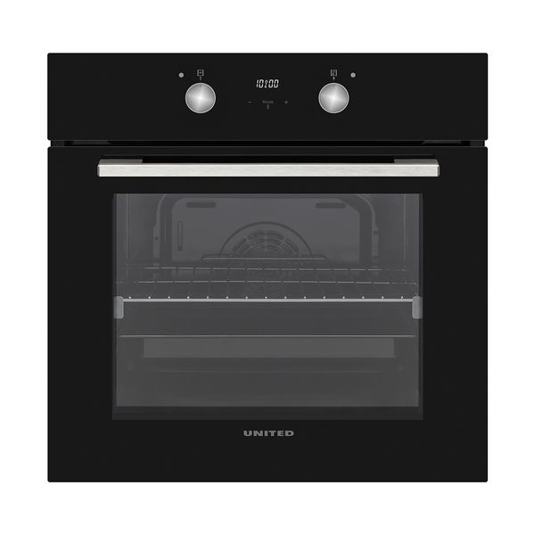 United UBO-68658TPB Black Φούρνος Εντοιχιζόμενος