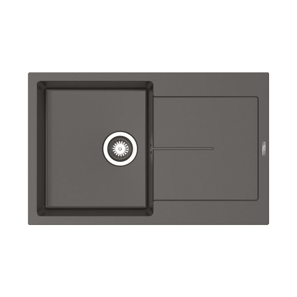 Pyramis Ithaka 79X50 Iron Grey Νεροχύτης Κουζίνας