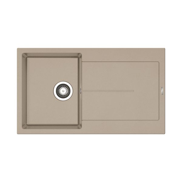 Pyramis Ithaka 86X50 Dark Beige Νεροχύτης Κουζίνας