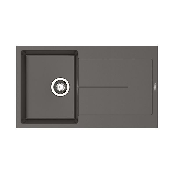 Pyramis Ithaka 86X50 Iron Grey Νεροχύτης Κουζίνας