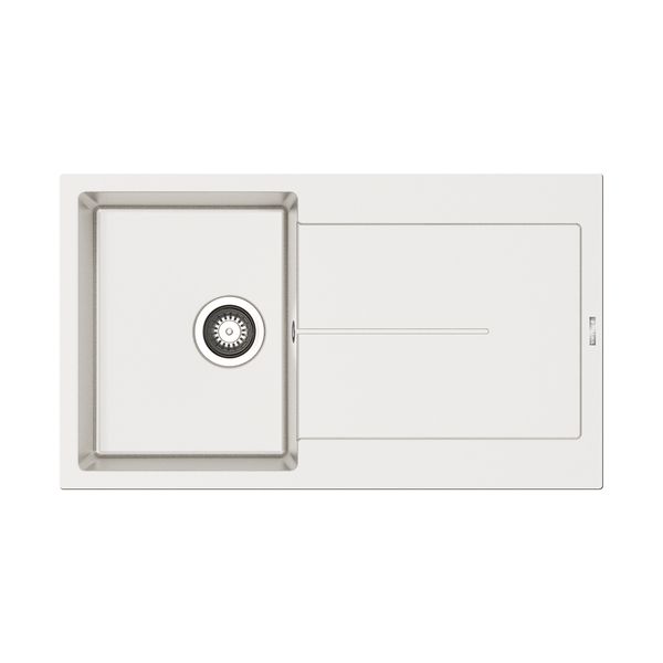 Pyramis Ithaka 86X50 Snow Νεροχύτης Κουζίνας