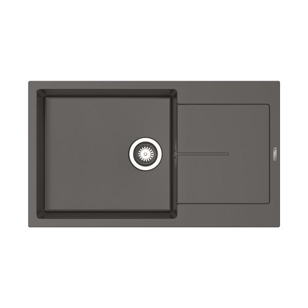 Pyramis Ithaka 86X50 Plus Grey Νεροχύτης Κουζίνας