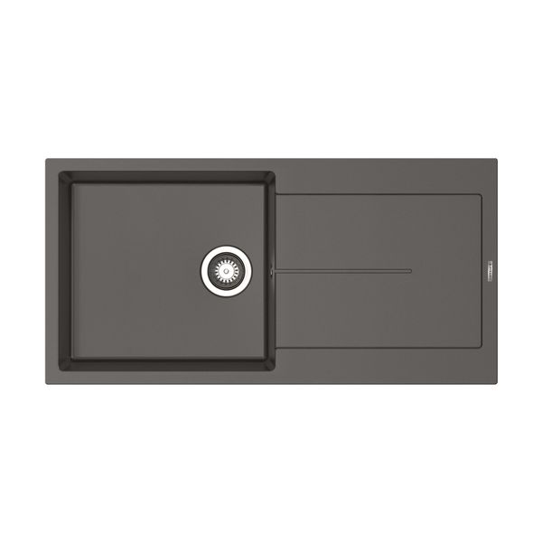 Pyramis Ithaka 100x50 Plus Grey Νεροχύτης Κουζίνας