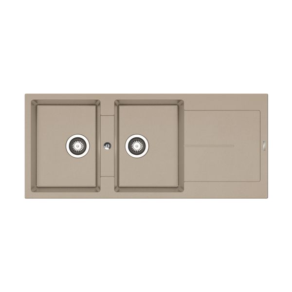 Pyramis Ithaka 116x50 Beige Νεροχύτης Κουζίνας