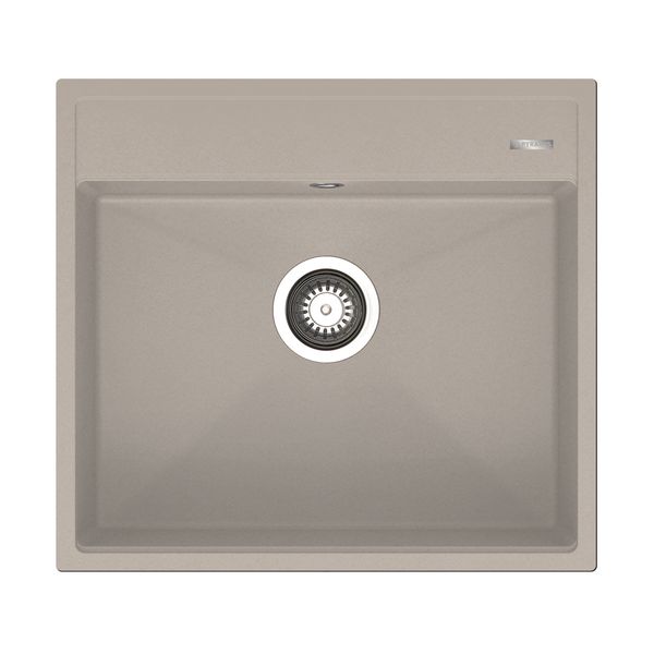 Pyramis Ithaka 56x51 Dark Beige Νεροχύτης Κουζίνας