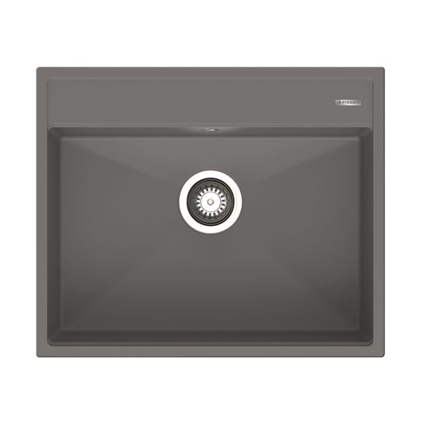 Pyramis Ithaka 51x51 Iron Grey Νεροχύτης Κουζίνας