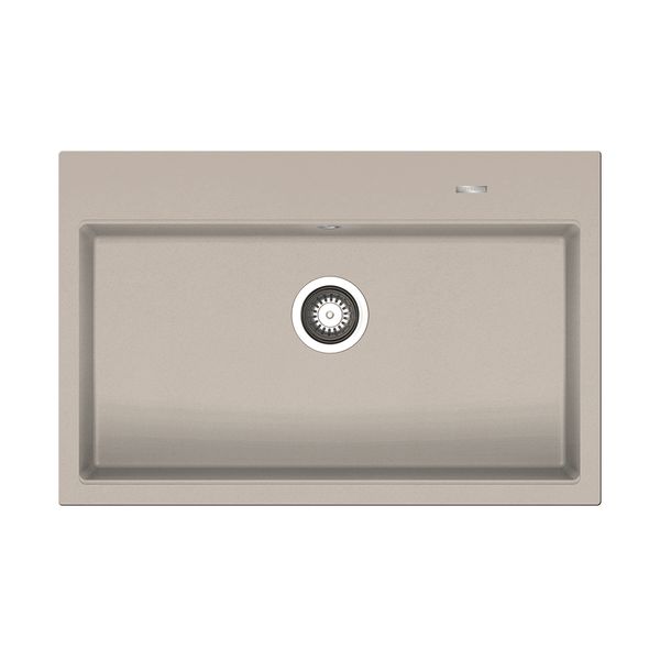 Pyramis Ithaka 78x51 Dark Beige Νεροχύτης Κουζίνας