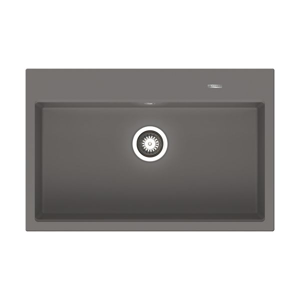 Pyramis Ithaka 78x51 Iron Grey Νεροχύτης Κουζίνας