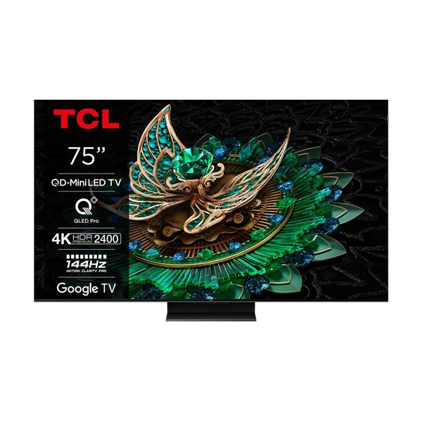 TCL QD Mini-LED 75C765 75" Τηλεόραση Google TV 4K