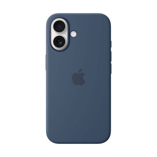 Apple iPhone 16 Silicone Case with MagSafe Denim Θήκη Κινητού