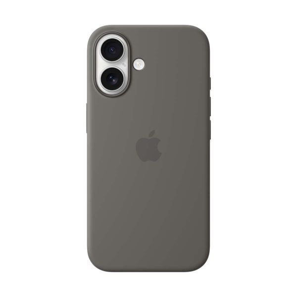 Apple iPhone 16 Silicone Case with MagSafe Stone Gray Θήκη Κινητού