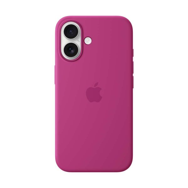Apple iPhone 16 Silicone Case with MagSafe Fuchsia Θήκη Κινητού