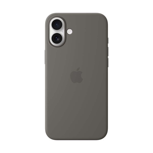 Apple iPhone 16 Plus Silicone Case with MagSafe Stone Gray Θήκη Κινητού