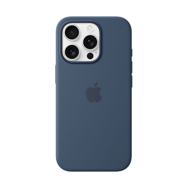 Apple iPhone 16 Pro Silicone Case with MagSafe Denim Θήκη Κινητού
