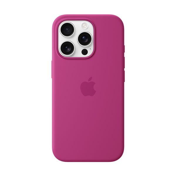Apple iPhone 16 Pro Silicone Case with MagSafe Fuchsia Θήκη Κινητού