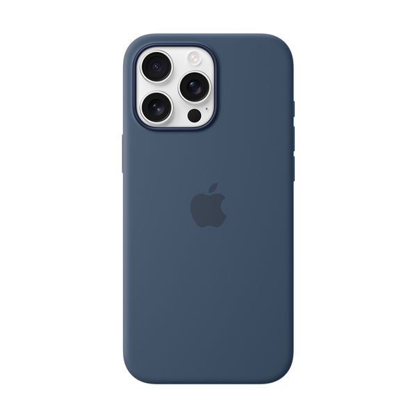 Apple iPhone 16 Pro Max Silicone Case with MagSafe Denim Θήκη Κινητού
