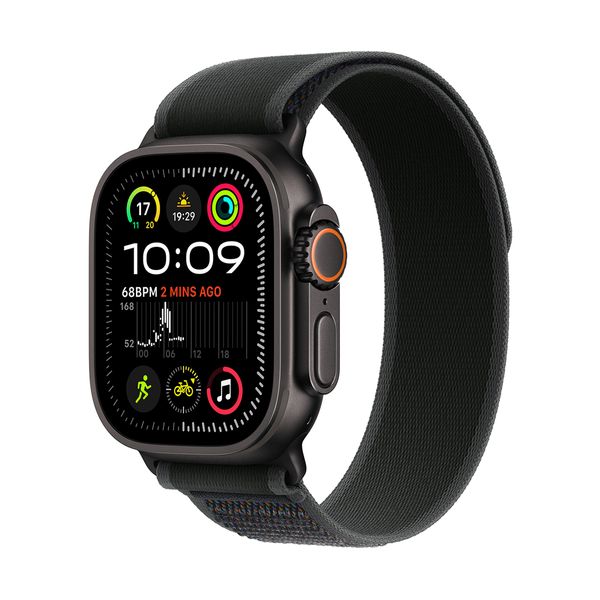 Apple Watch Ultra 2 GPS + Cellular 49mm Black Titanium Case with Black Trail Loop - M/L SmartWatch
