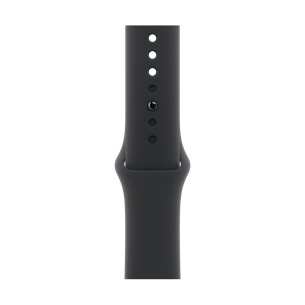 Apple 46mm Sport Band Black S/M Λουράκι Smartwatch