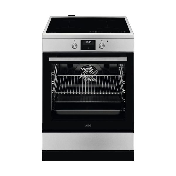 AEG CIB6443BBM Inox Κουζίνα Κεραμική Επαγωγική
