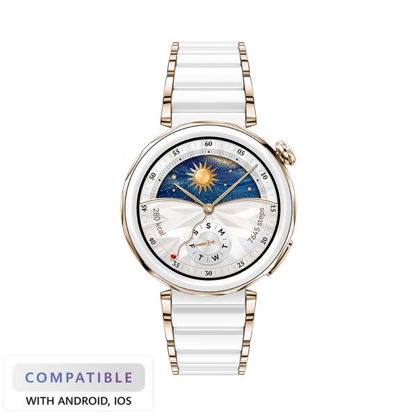 Huawei WATCH GT 5 Pro Ceramic White SmartWatch