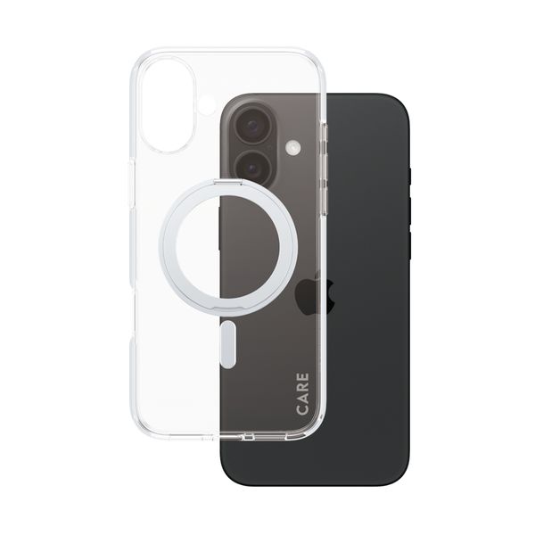 CARE by PanzerGlass iPhone 16 Plus Kickstand Magsafe Silver Θήκη Κινητού