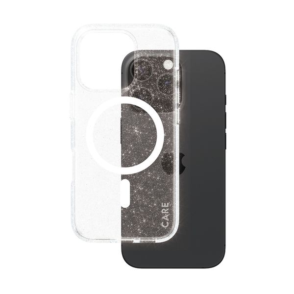 CARE by PanzerGlass iPhone 16 Pro Flagship Magsafe Star Lit White Θήκη Κινητού