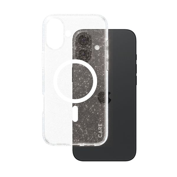 CARE by PanzerGlass iPhone 16 Plus Flagship Magsafe Star Lit White Θήκη Κινητού