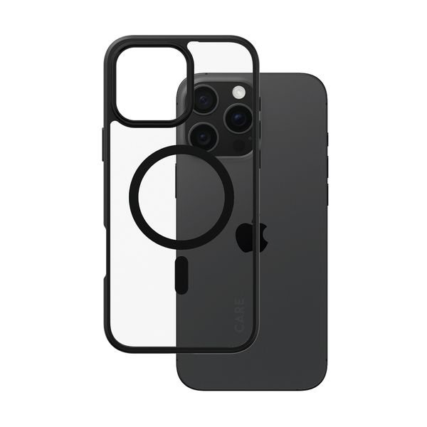 CARE by PanzerGlass iPhone 16 Pro Max Flagship Urban Compat Magsafe Black Frame Θήκη Κινητού