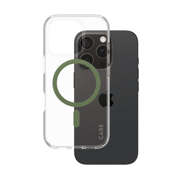 CARE by PanzerGlass iPhone 16 Pro Flagship Urban Compat Magsafe Green Θήκη Κινητού