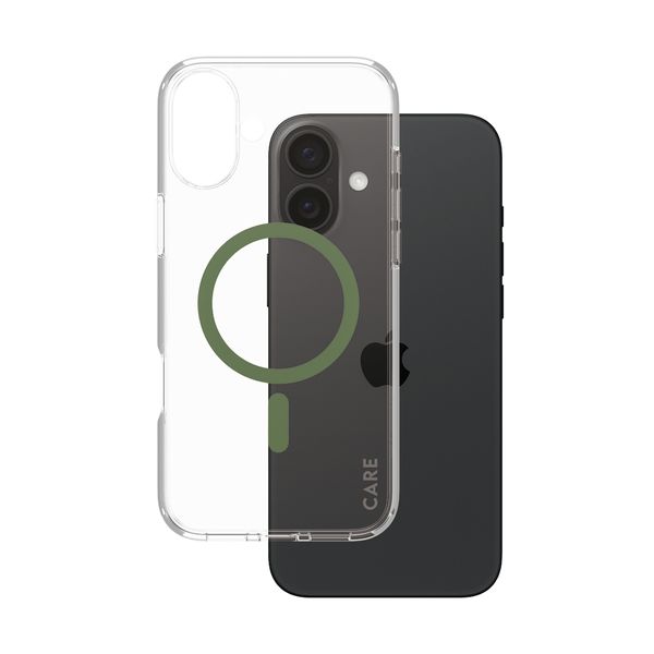 CARE by PanzerGlass iPhone 16 Plus Flagship Urban Compat Magsafe Green Θήκη Κινητού