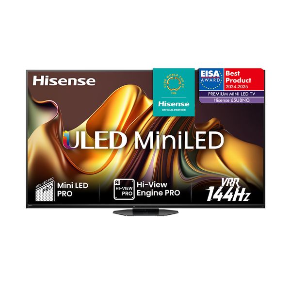 Hisense Mini-LED 65U8NQ 65" Τηλεόραση Smart 4K